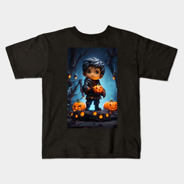 The Night Boy Kids T-Shirt by SanTees